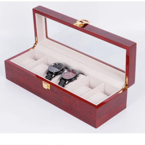 Wooden Watch Box Bangladesh -6 Slots | কাঠের ঘড়ির বক্স